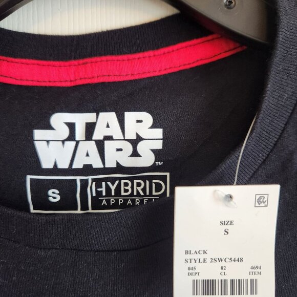 Star Wars Hybrid Apparel "Best Dad In The Galaxy" T-Shirt Size S Black - Picture 3 of 7